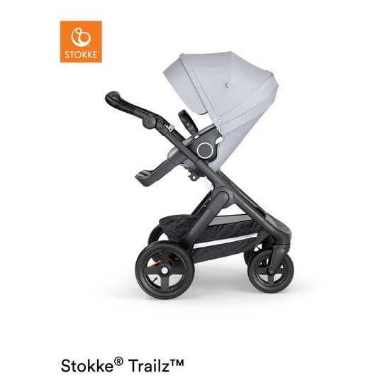 Poussette Trailz Gris mélange - poignée noire  de Stokke®