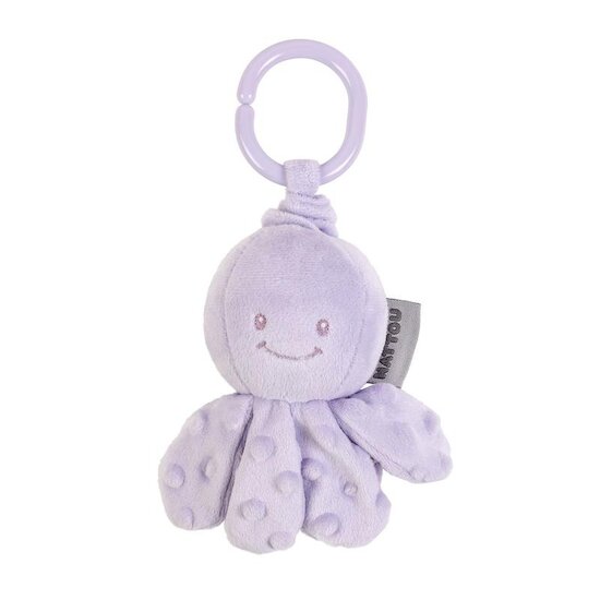 Lapidou Peluche Vibrante Pieuvre Lilas  de Nattou