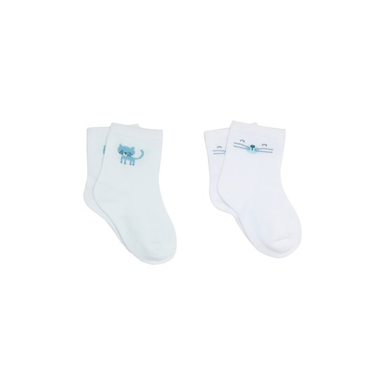 Mes Essentiels Lot 5 Chaussettes Chat  de P'tit bisou Mes Essentiels Lot 5 Chaussettes Chat  de P'tit bisou