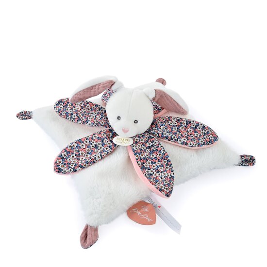 Les Boh'aime Doudou pétales Lapin  de Doudou et Compagnie Les Boh'aime Doudou pétales Lapin  de Doudou et Compagnie