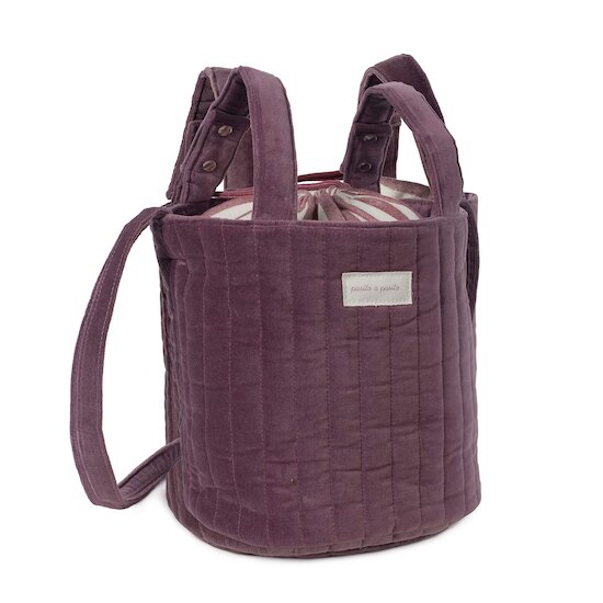 Sac pour Poussette Bucket Cherry Velvet  de pasito a pasito