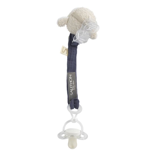 Attache Sucette coton bio Petit Nuage   de Sauthon Baby Déco Attache Sucette coton bio Petit Nuage   de Sauthon Baby Déco