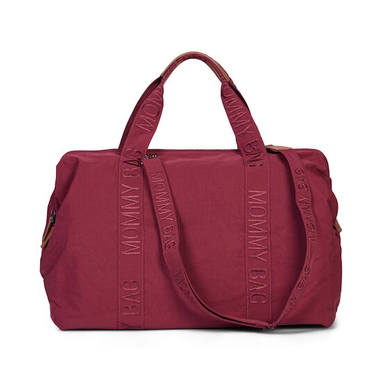 Sac à langer Mommy Bag Signature Urban bordeaux  de Childhome Sac à langer Mommy Bag Signature Urban bordeaux  de Childhome