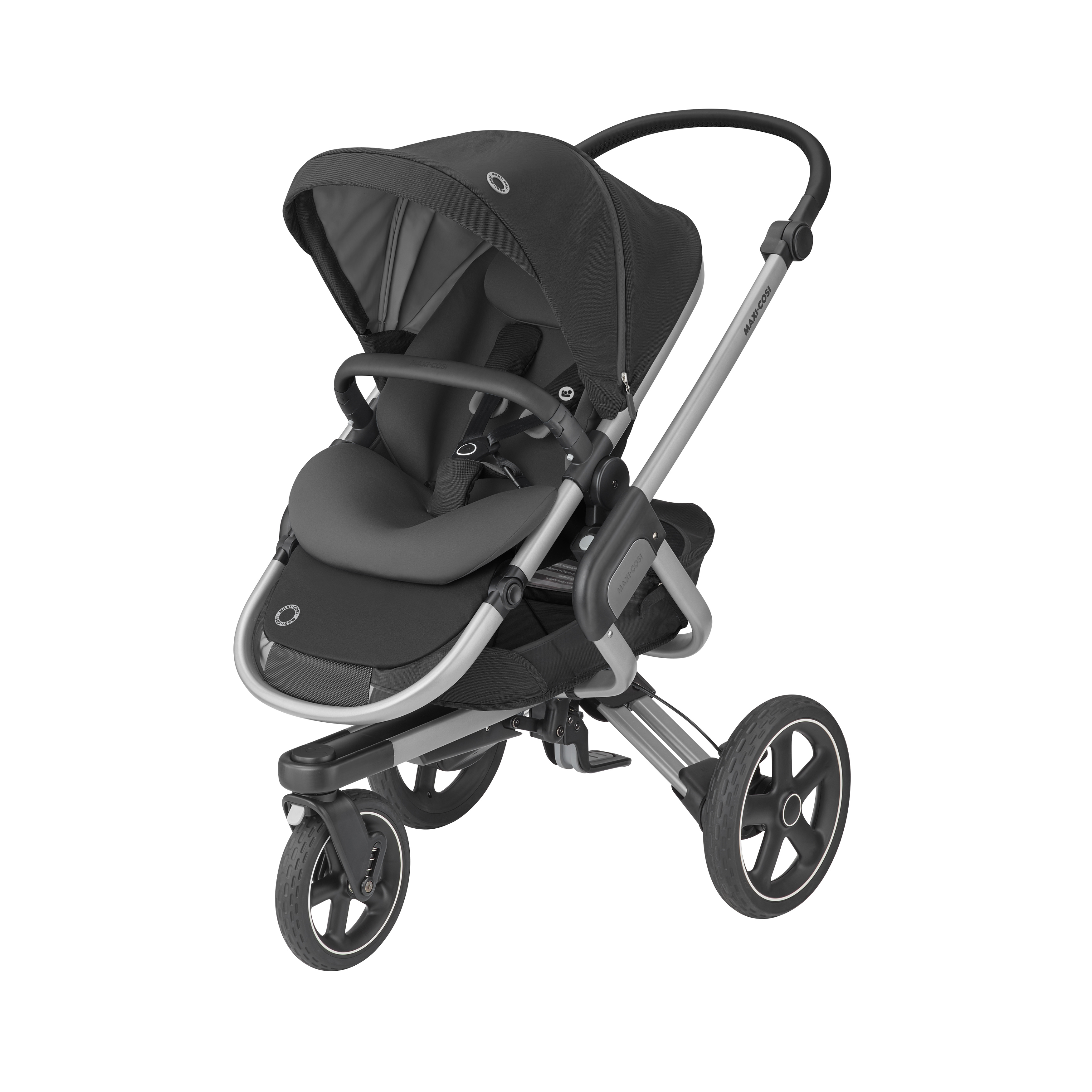 Poussette Trailz Gris mélange - poignée noire de Stokke®, Poussettes  polyvalentes : Aubert