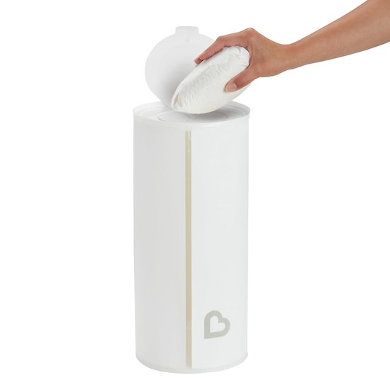 BagIt poubelle à couches jetable portative Blanc x5 de Munchkin