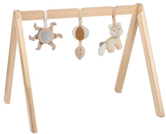 Flo, Ernest & Oli Arche en bois avec jouets Flo Beige  de Nattou