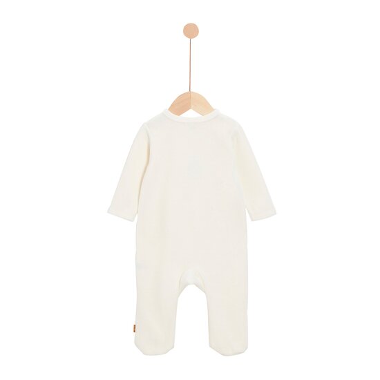 Cœur de pain d'épice Pyjama coton Ecru  de P'tit bisou