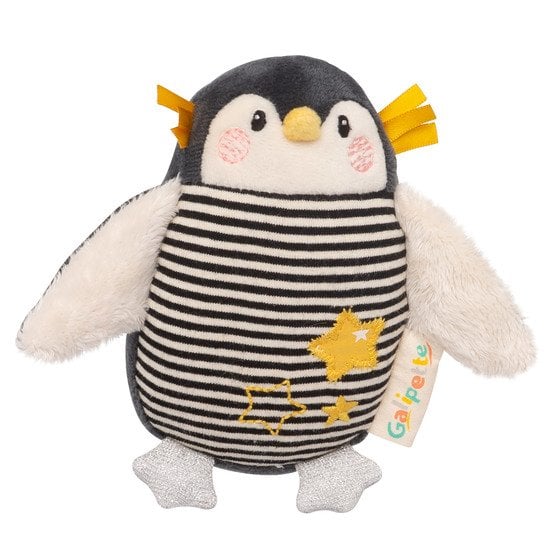 Les Nanouks peluche petit pingouin Gris  de Galipette