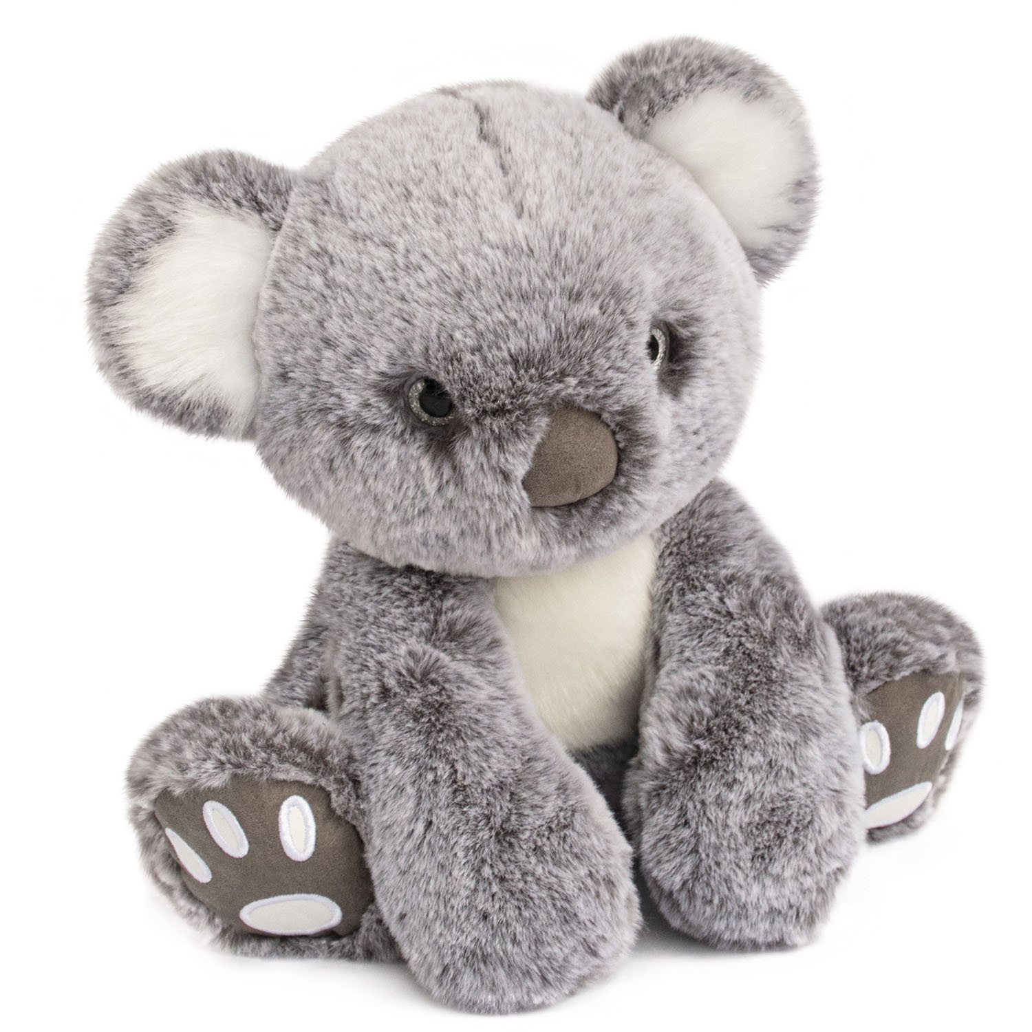 ours peluche gris
