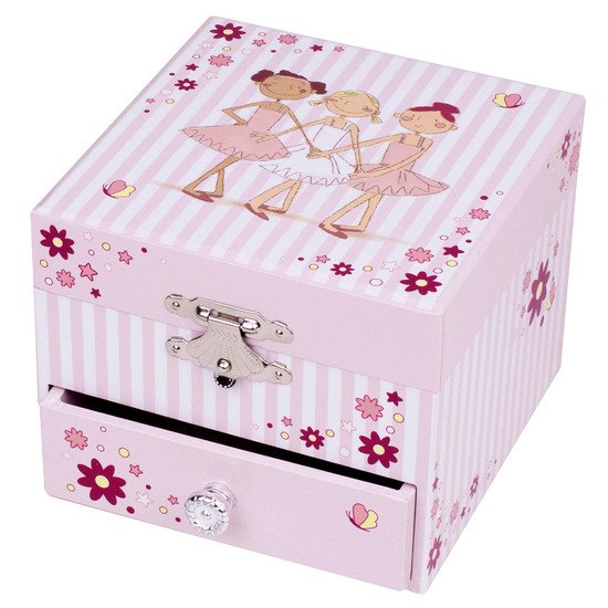 Coffret musique cube Rayé Ballerine  de Trousselier