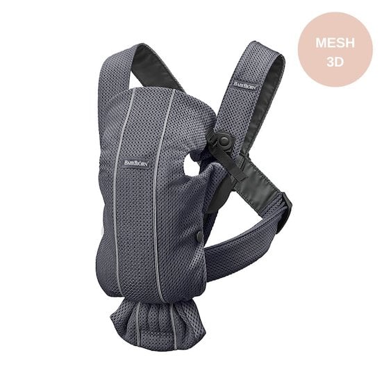 Baninni Porte Bébé - Sacco 2-In-1 Noir - Gris - Zesso - Porte-bébés