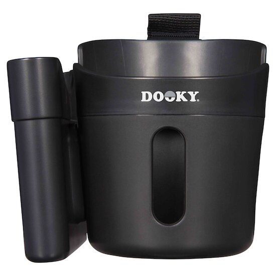 Porte Gobelet et Téléphone Noir  de Dooky