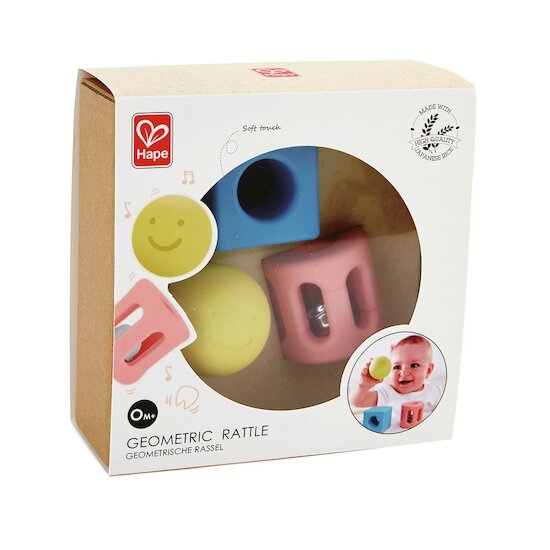 Hochets géométriques en riz   de Hape