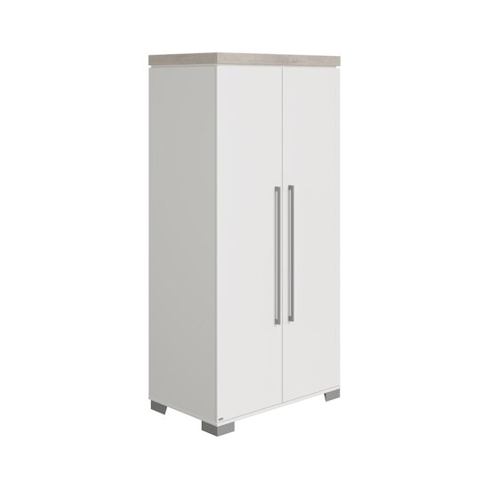 Kira Armoire 2 portes Blanc/Chêne Nautik  de Paidi