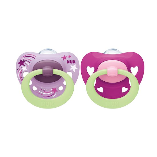 Lot de 2 sucettes Signature Night