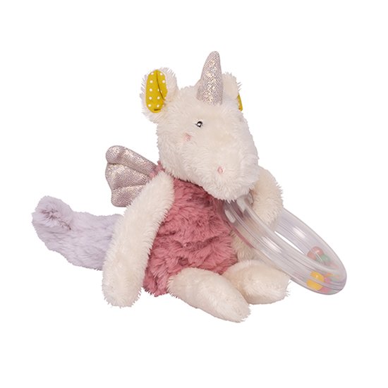 Lilou & Perlin hochet anneau billes  Licorne   de Galipette