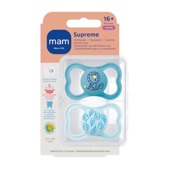 Sucette Supreme Silicone Aléatoire   de Mam