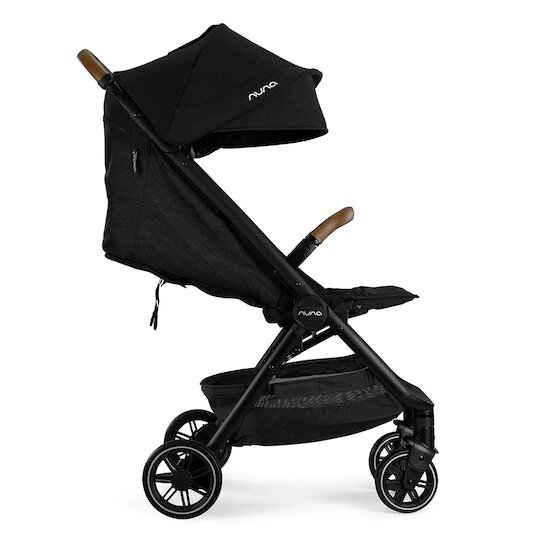 Poussette trvl™ harnais magnétique Caviar  de Nuna Poussette trvl™ harnais magnétique Caviar  de Nuna