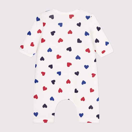 Combinaison longue ouatinée en coton Marshmallow  de Petit Bateau Combinaison longue ouatinée en coton Marshmallow  de Petit Bateau