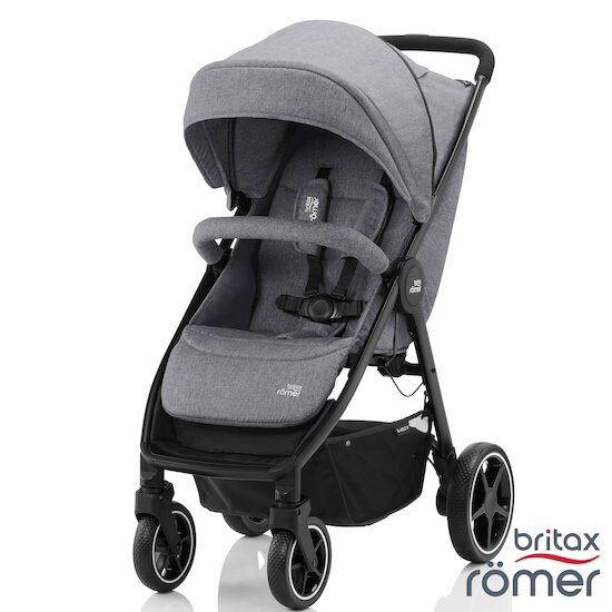 Poussette B-Agile M Elephant Grey  de Britax