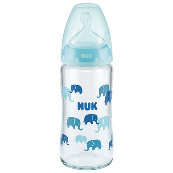 Nuk Biberon First 120 ml en Verre avec Température Control