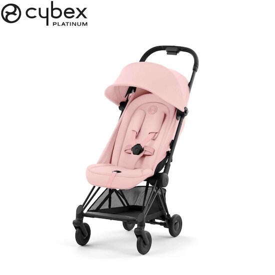 Poussette Coya Matt Black/Peach Pink  de CYBEX