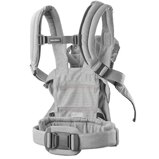 Porte-bébé Harmony Tissé chiné / gris clair  de BabyBjörn Porte-bébé Harmony Tissé chiné / gris clair  de BabyBjörn