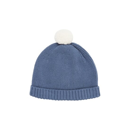 Mon écureuil chou Bonnet en tricot Blue Graphite  de Marèse