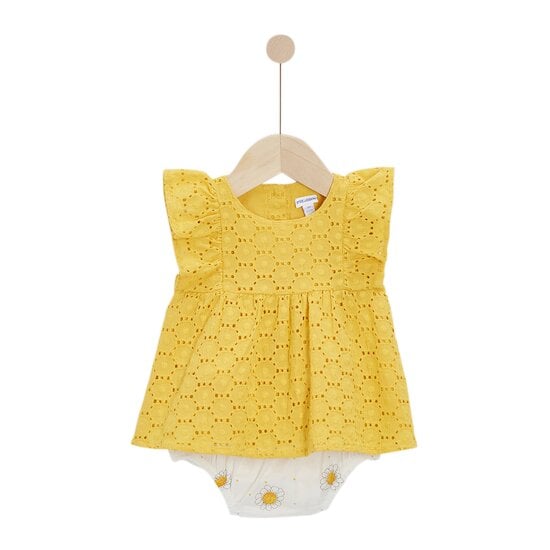 Ensemble Tunique + Bloomer Jaune soleil  de P'tit bisou