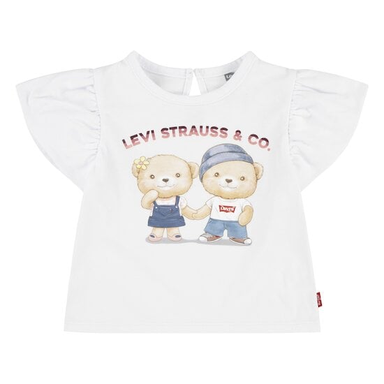 T-shirt manches courtes Levi Strauss & Co Blanc  de Levi's Kids