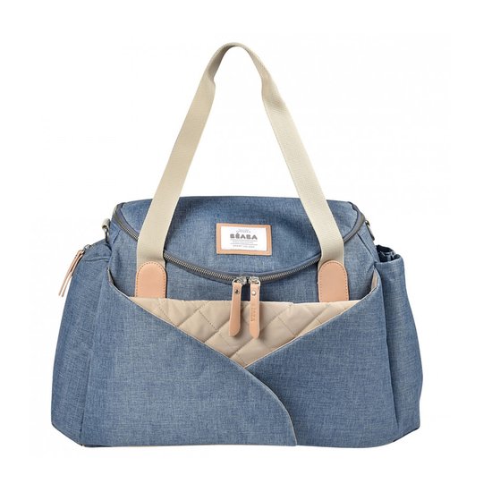 Sac Sydney II Bleu Chiné  de Béaba