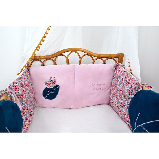 Boh'aime Tour de lit Floral  de Doudou et Compagnie Boh'aime Tour de lit Floral  de Doudou et Compagnie