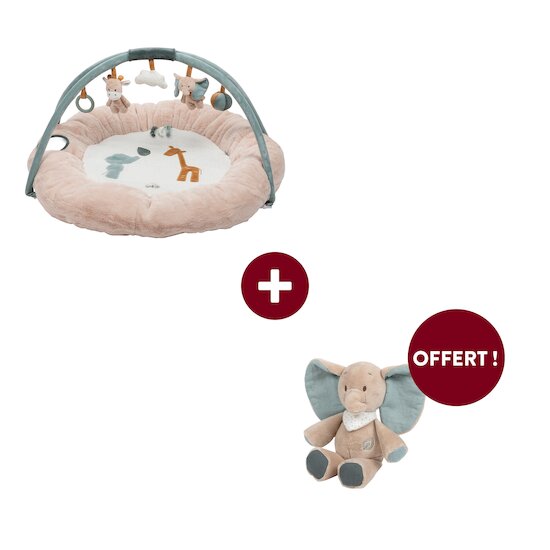Offre Nattou : une peluche est offerte pour l'achat d'un tapis d'éveil !   de Nattou