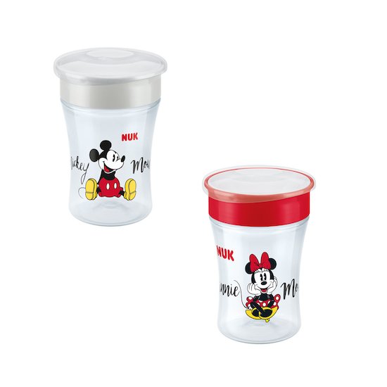 Magic cup 360 silicone 8m+ Mickey ou Minnie  de Nuk