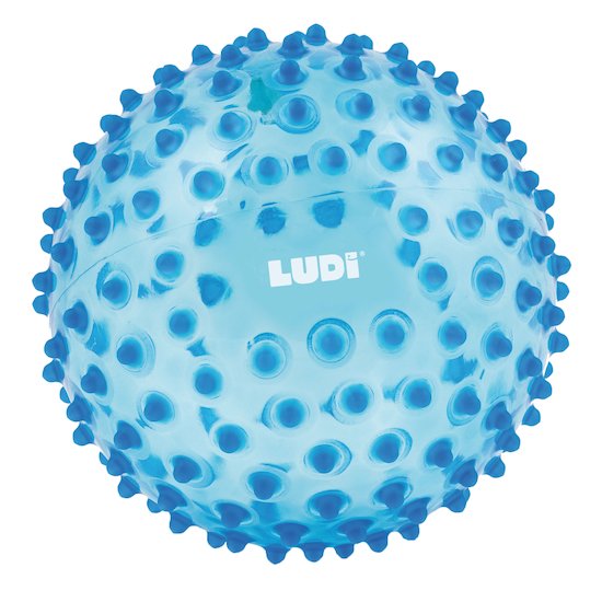 Balle sensorielle Bleu  de Ludi