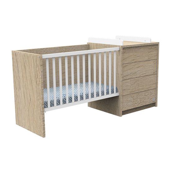 Antonin Lit combiné évolutif Bois 60 x 120 cm de Sauthon Baby's Sweet Home