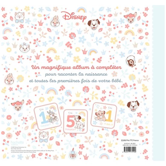 Mon livre de naissance Bleu  de Hachette Jeunesse Disney