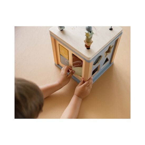 Cube d'activités en bois Océan  de Little Dutch Cube d'activités en bois Océan  de Little Dutch