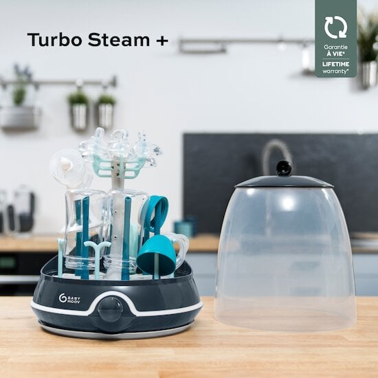 Stérilisateur Turbo Steam (+) 2-en-1   de Babymoov Stérilisateur Turbo Steam (+) 2-en-1   de Babymoov