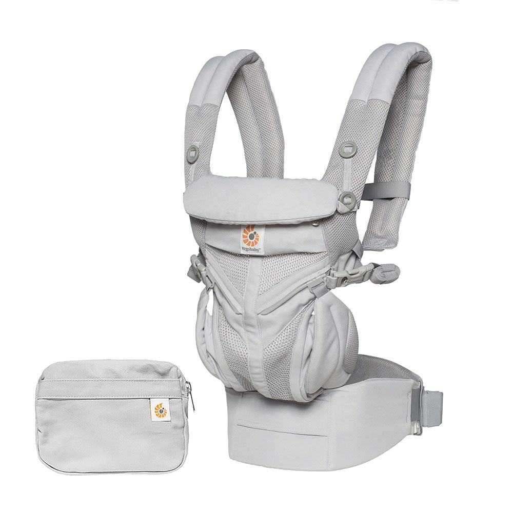 Porte-Bébé Original Mesh BabyBjörn Gris/Blanc