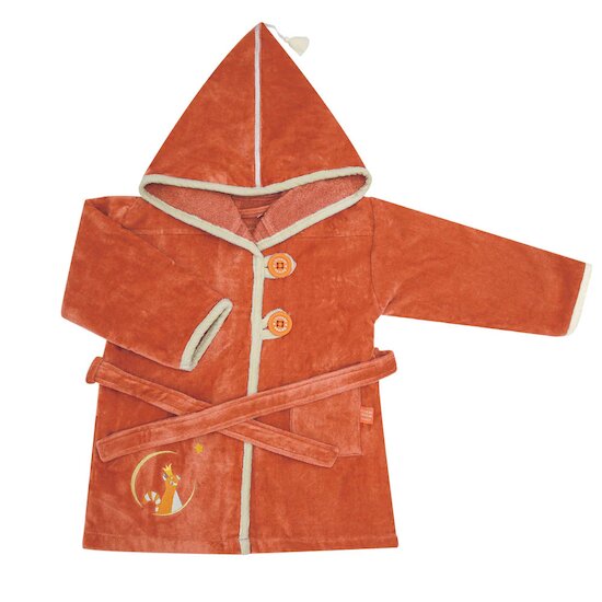 Peignoir Panda Roux Terracotta  de L'Oiseau Bateau