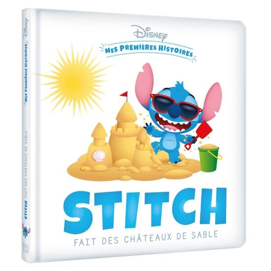 Mes Premières Histoires - Stitch fait des châteaux de sable   de Hachette Jeunesse Disney