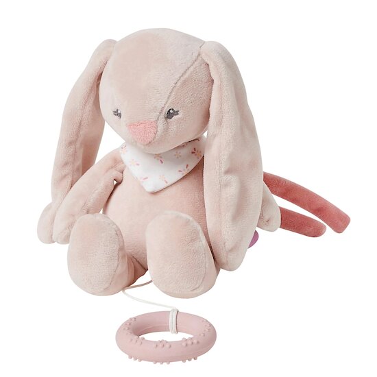 Alice & Pomme Peluche Musicale Pomme le Lapin  de Nattou