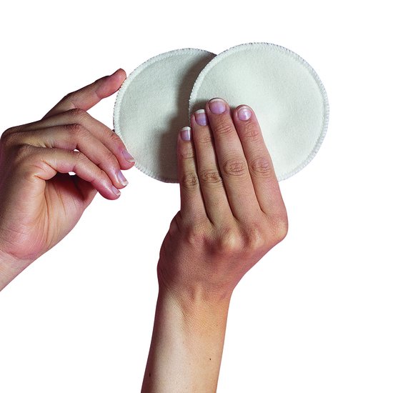 Coussinets d'allaitement lavables en coton