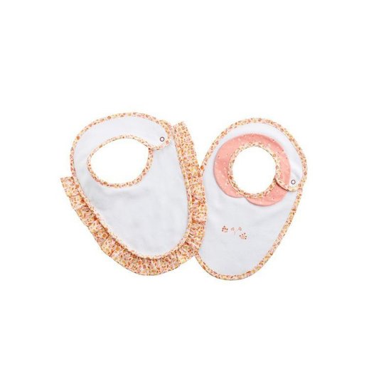 Esmée Lot de 2 bavoirs jersey   de Sauthon Baby Déco