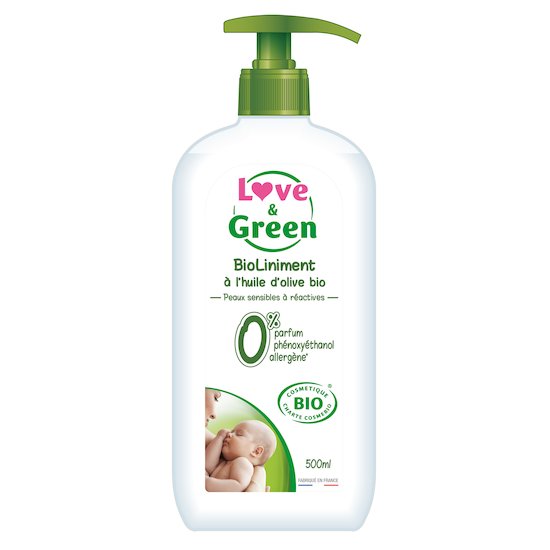 Bioliniment bio 500ml Blanc  de Love & Green