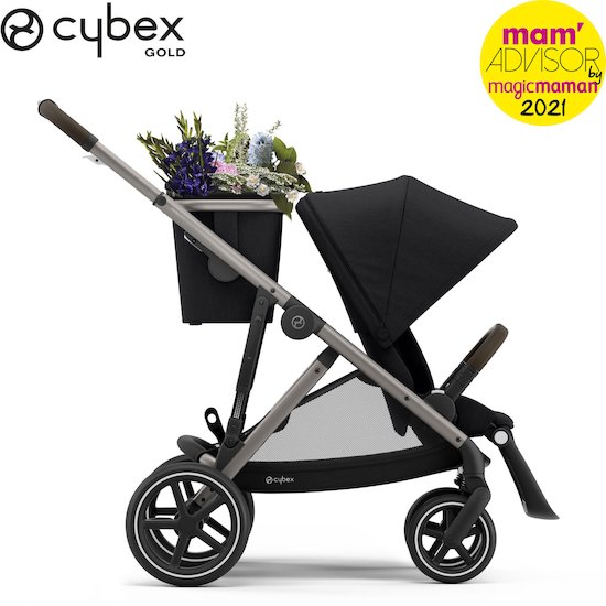 Poussette Gazelle S Taupe/Deep Black  de CYBEX