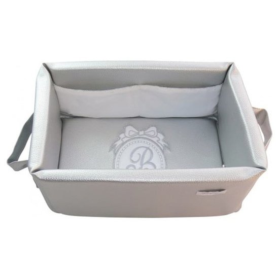 Pure corbeille tissu Blanc  de Nougatine