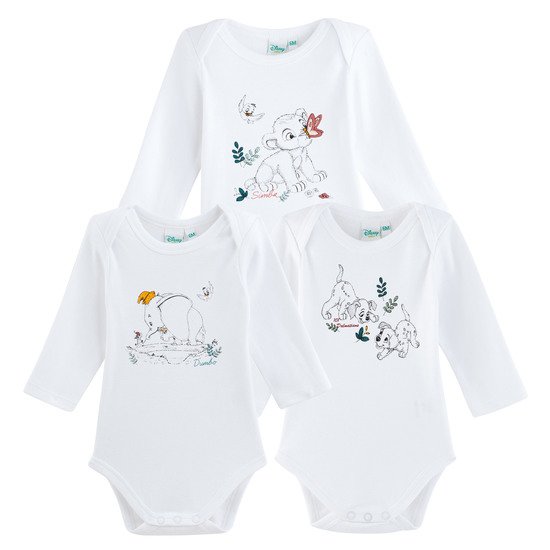 Lot de 3 bodies manches longues Bébé