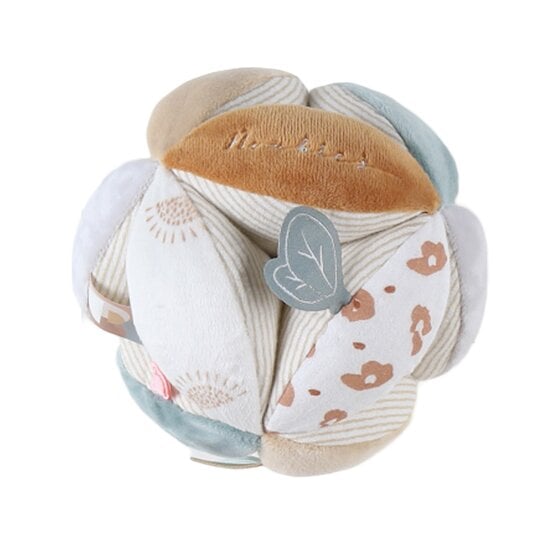 Babou & Kendi Balle Sensorielle Bleu, Beige et Blanc  de Noukies